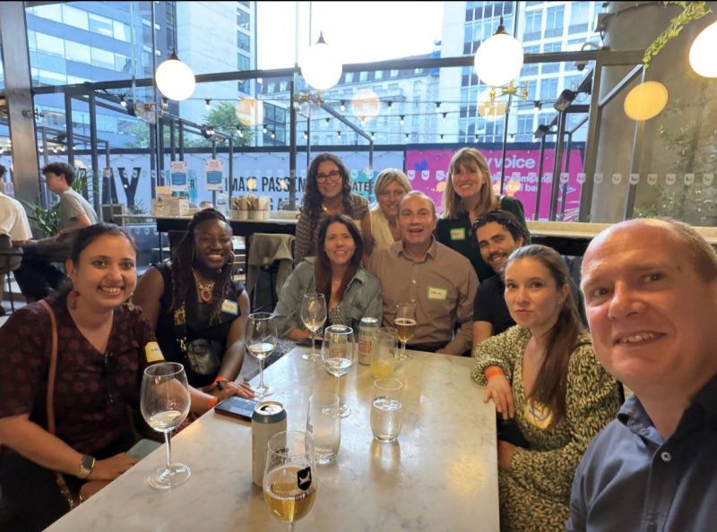 Communicators at the IBAC UK and Ireland board summer social